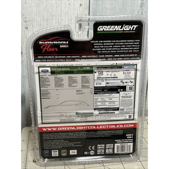 2023 Ford Mustang Mach-E California - Grey 1:64 Scale Model - Chase GreenLight - Picture 2 of 3